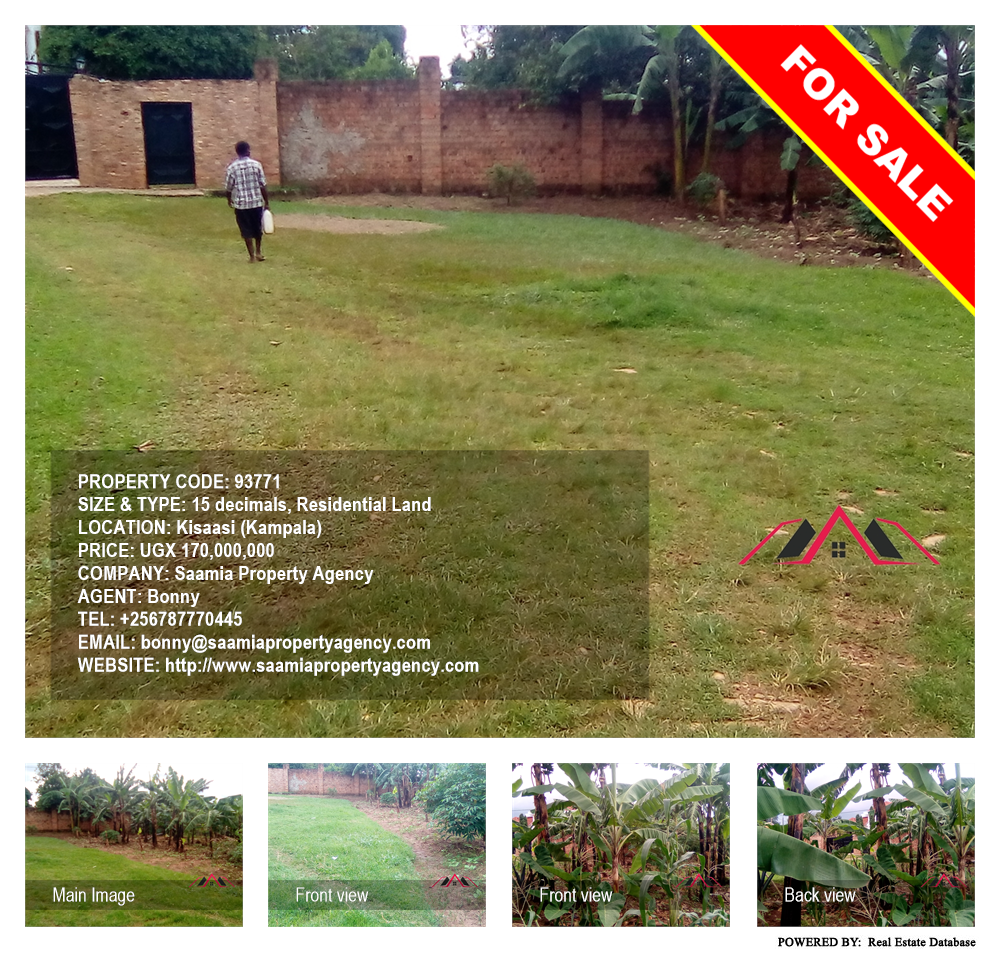 Residential Land  for sale in Kisaasi Kampala Uganda, code: 93771