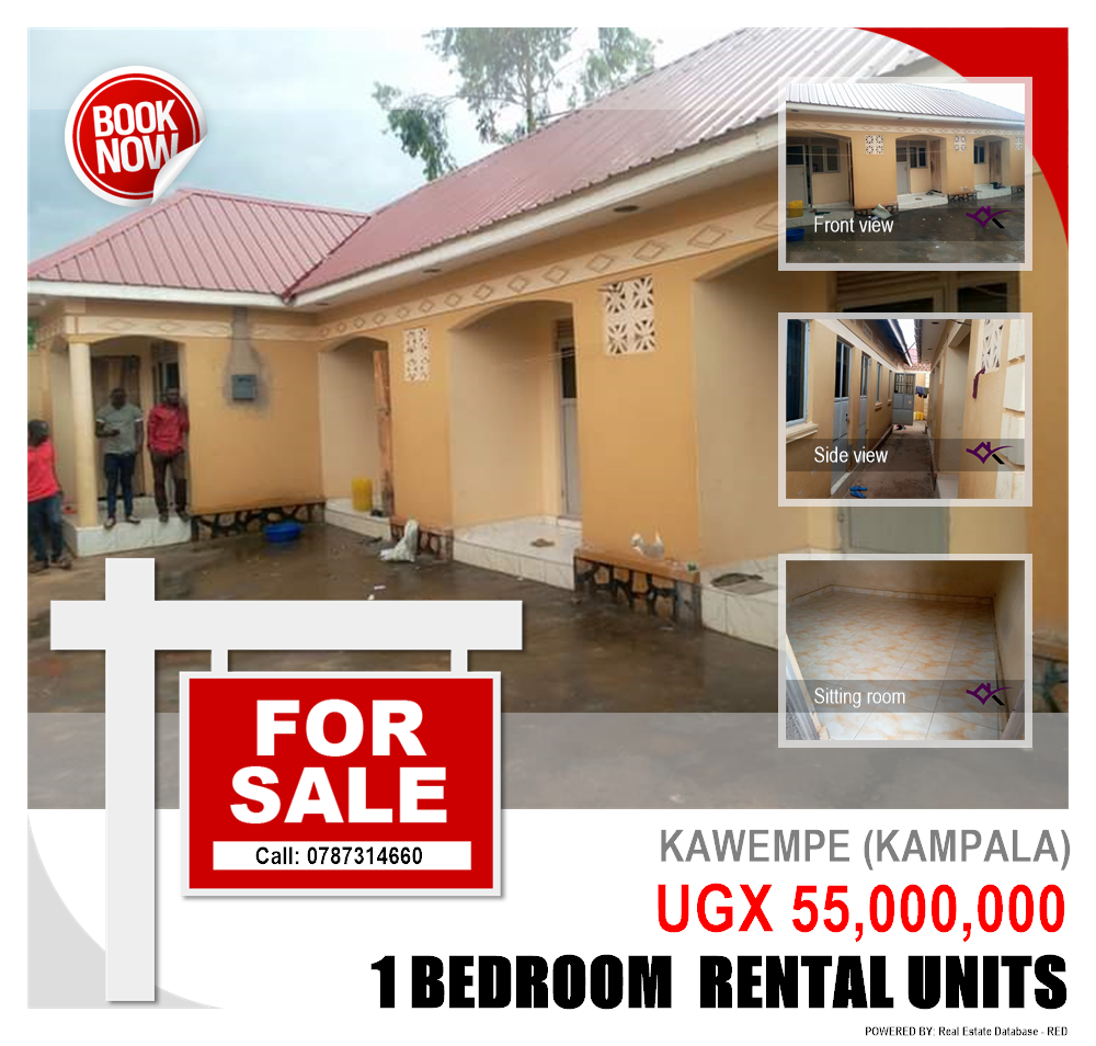 1 bedroom Rental units  for sale in Kawempe Kampala Uganda, code: 93836