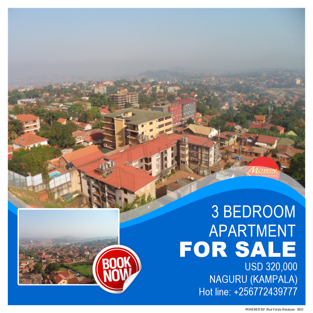 3 bedroom Apartment  for sale in Naguru Kampala Uganda, code: 93924