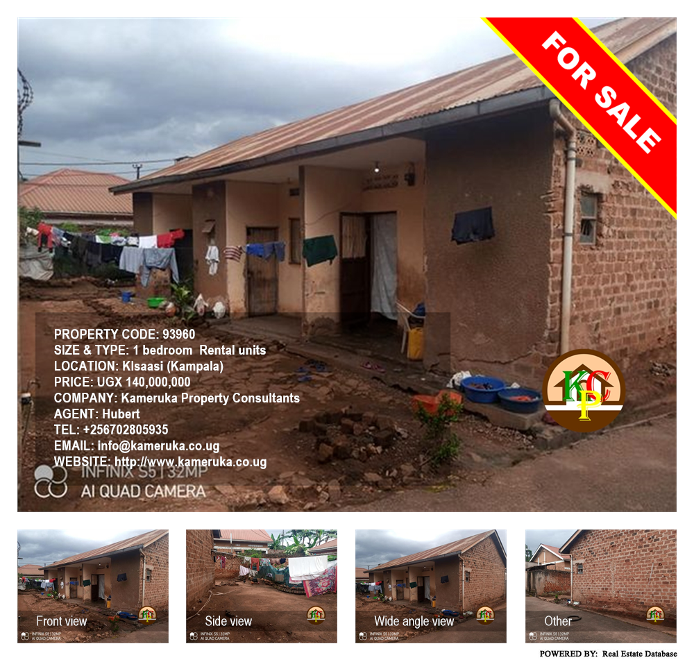 1 bedroom Rental units  for sale in Kisaasi Kampala Uganda, code: 93960