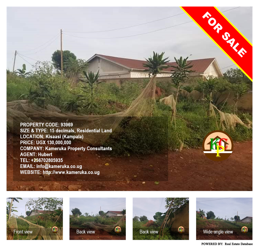 Residential Land  for sale in Kisaasi Kampala Uganda, code: 93969