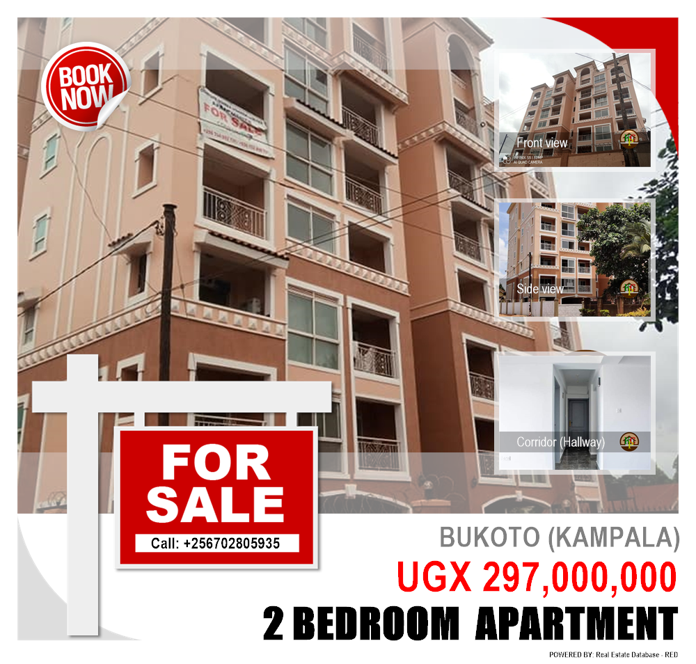 2 bedroom Apartment  for sale in Bukoto Kampala Uganda, code: 94031