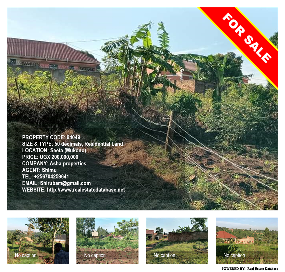Residential Land  for sale in Seeta Mukono Uganda, code: 94049