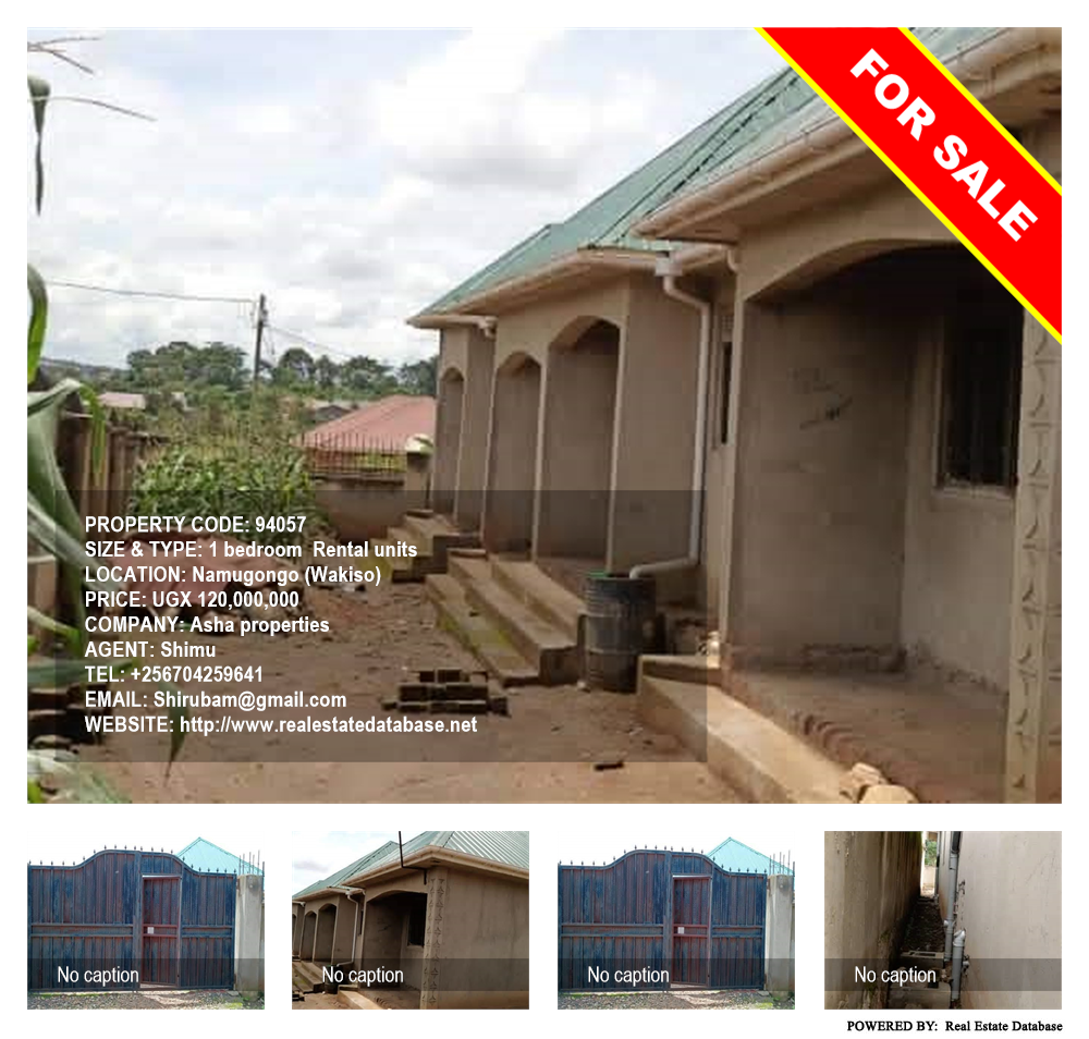 1 bedroom Rental units  for sale in Namugongo Wakiso Uganda, code: 94057