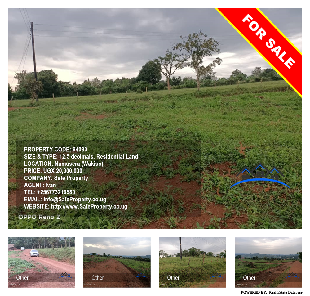 Residential Land  for sale in Namusela Wakiso Uganda, code: 94093