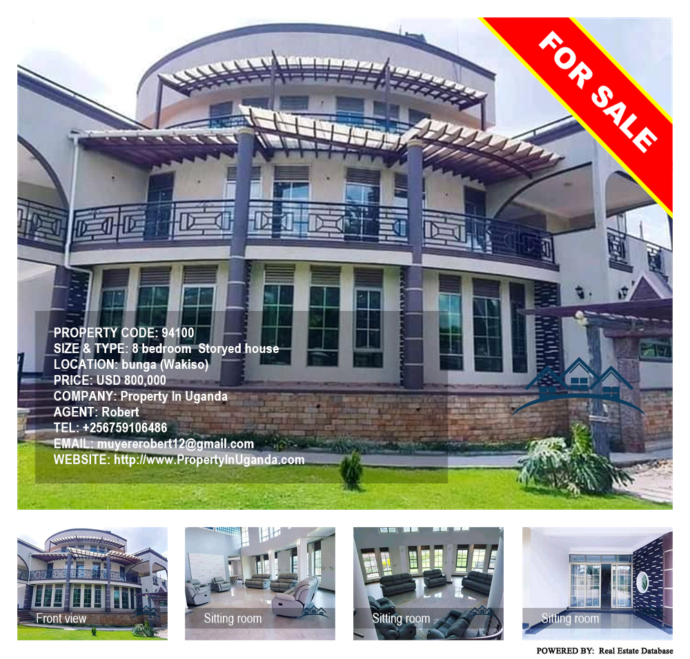 8 bedroom Storeyed house  for sale in Bbunga Wakiso Uganda, code: 94100