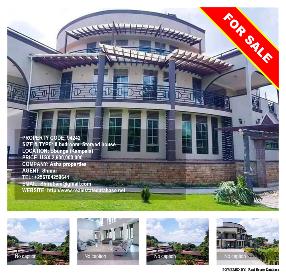 8 bedroom Storeyed house  for sale in Bbunga Kampala Uganda, code: 94242