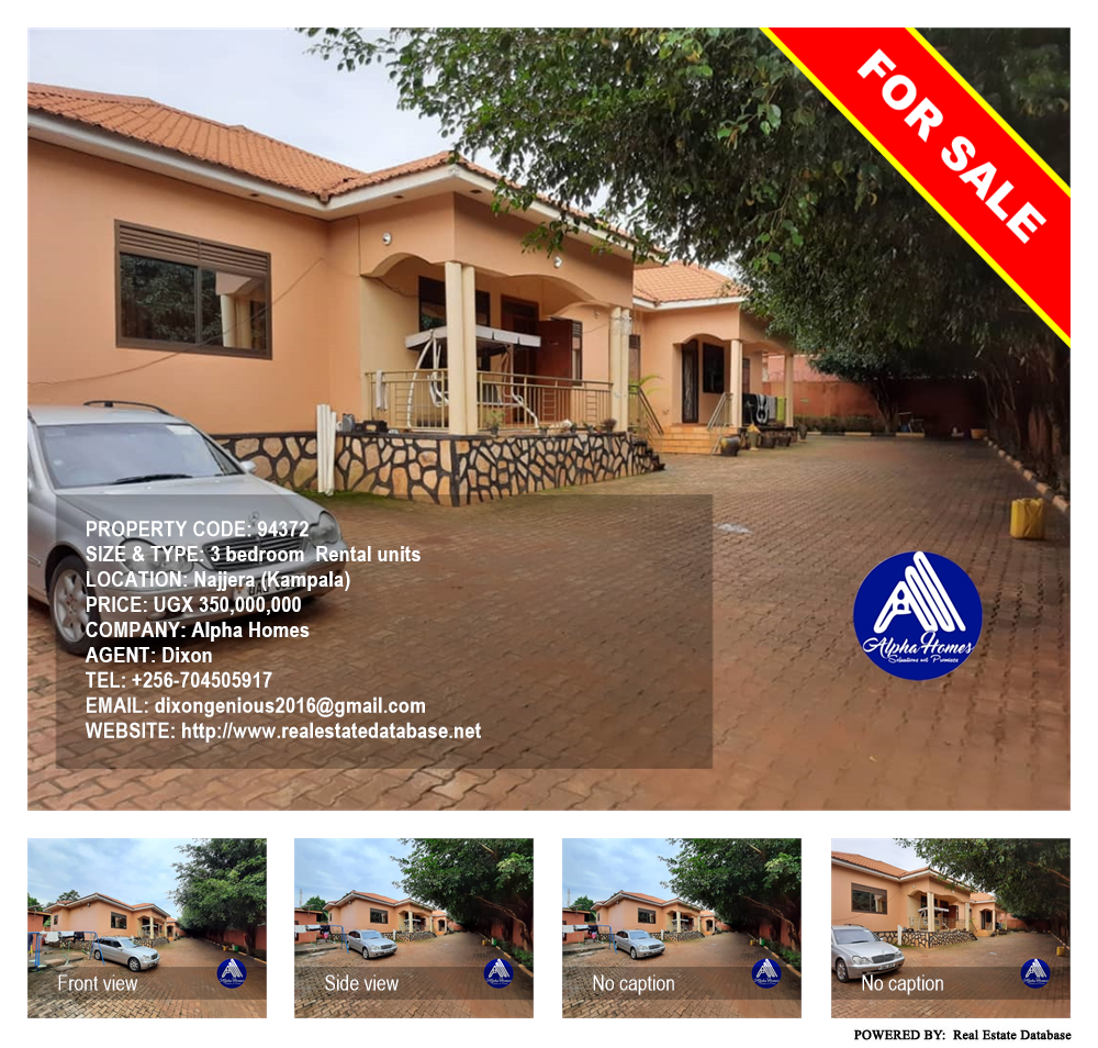 3 bedroom Rental units  for sale in Najjera Kampala Uganda, code: 94372