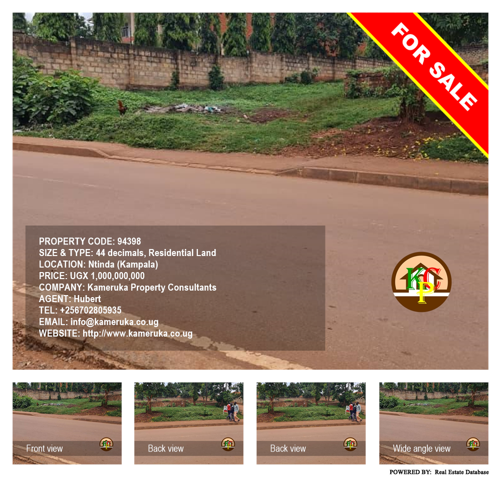Residential Land  for sale in Ntinda Kampala Uganda, code: 94398