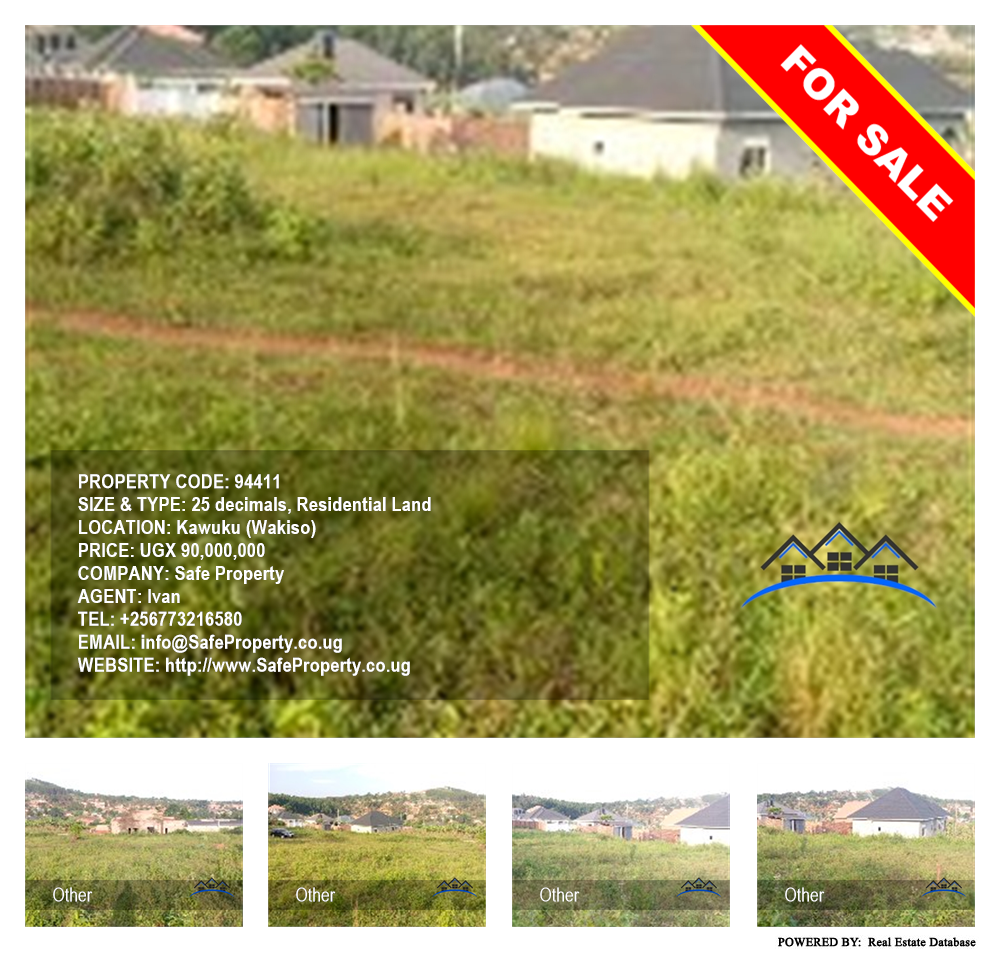 Residential Land  for sale in Kawuku Wakiso Uganda, code: 94411