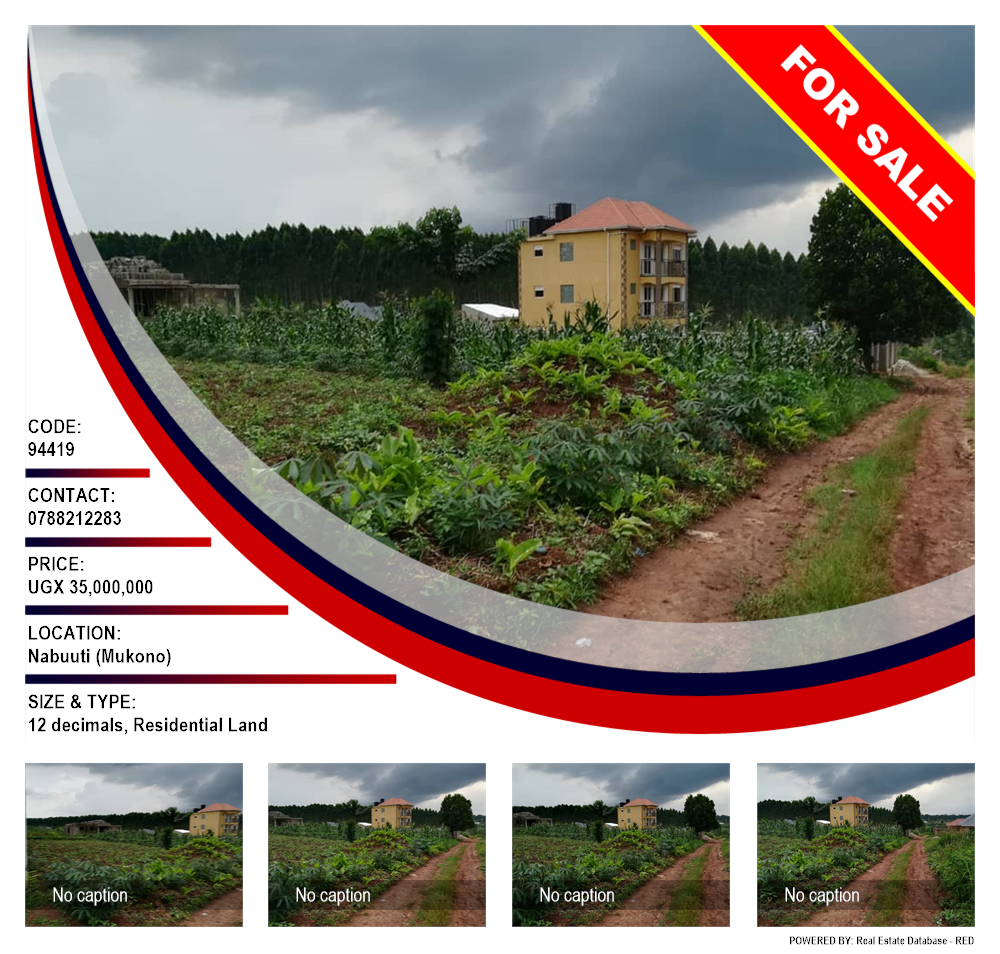 Residential Land  for sale in Nabuuti Mukono Uganda, code: 94419