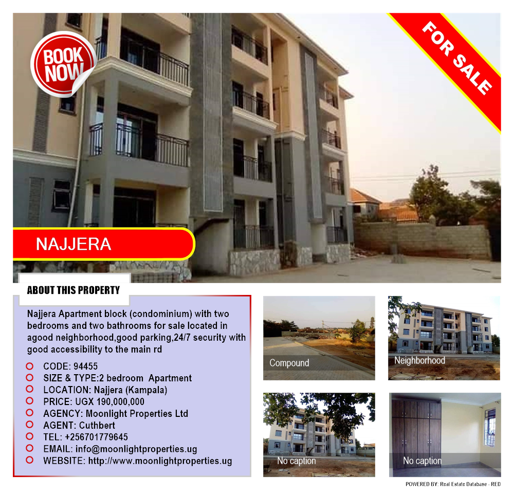 2 bedroom Apartment  for sale in Najjera Kampala Uganda, code: 94455