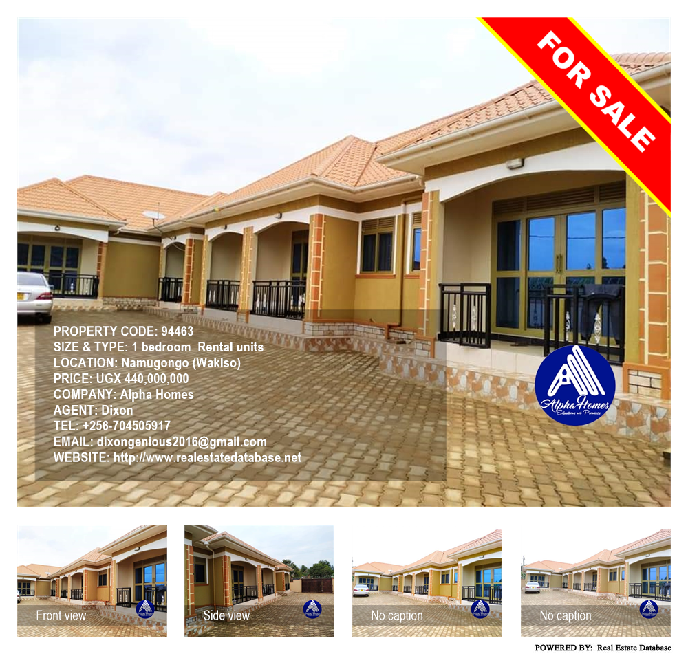 1 bedroom Rental units  for sale in Namugongo Wakiso Uganda, code: 94463