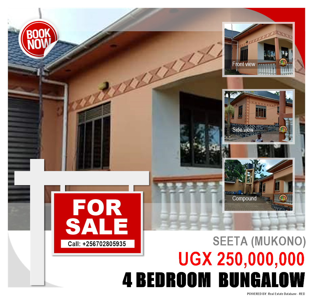 4 bedroom Bungalow  for sale in Seeta Mukono Uganda, code: 94593