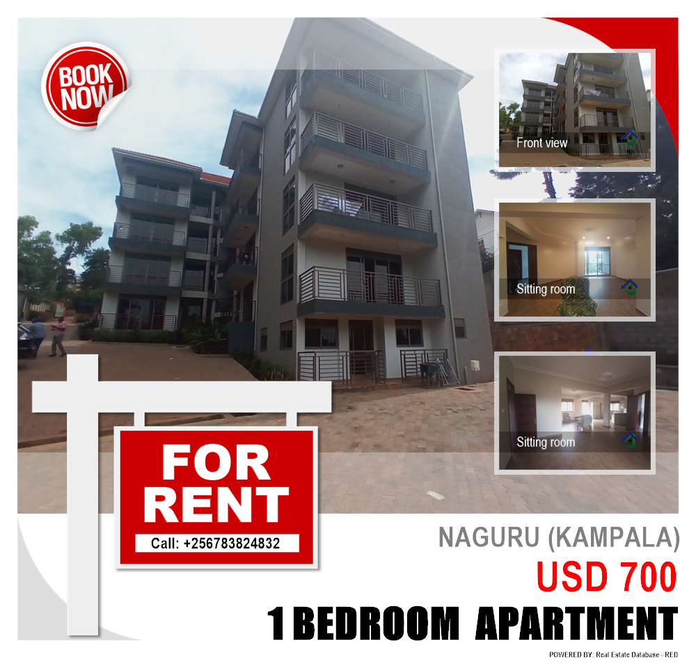 1 bedroom Apartment  for rent in Naguru Kampala Uganda, code: 94606