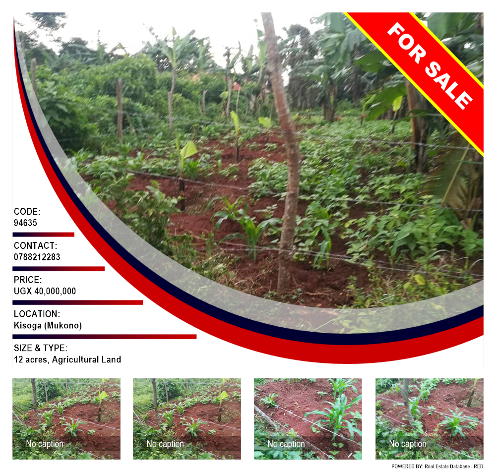 Agricultural Land  for sale in Kisoga Mukono Uganda, code: 94635