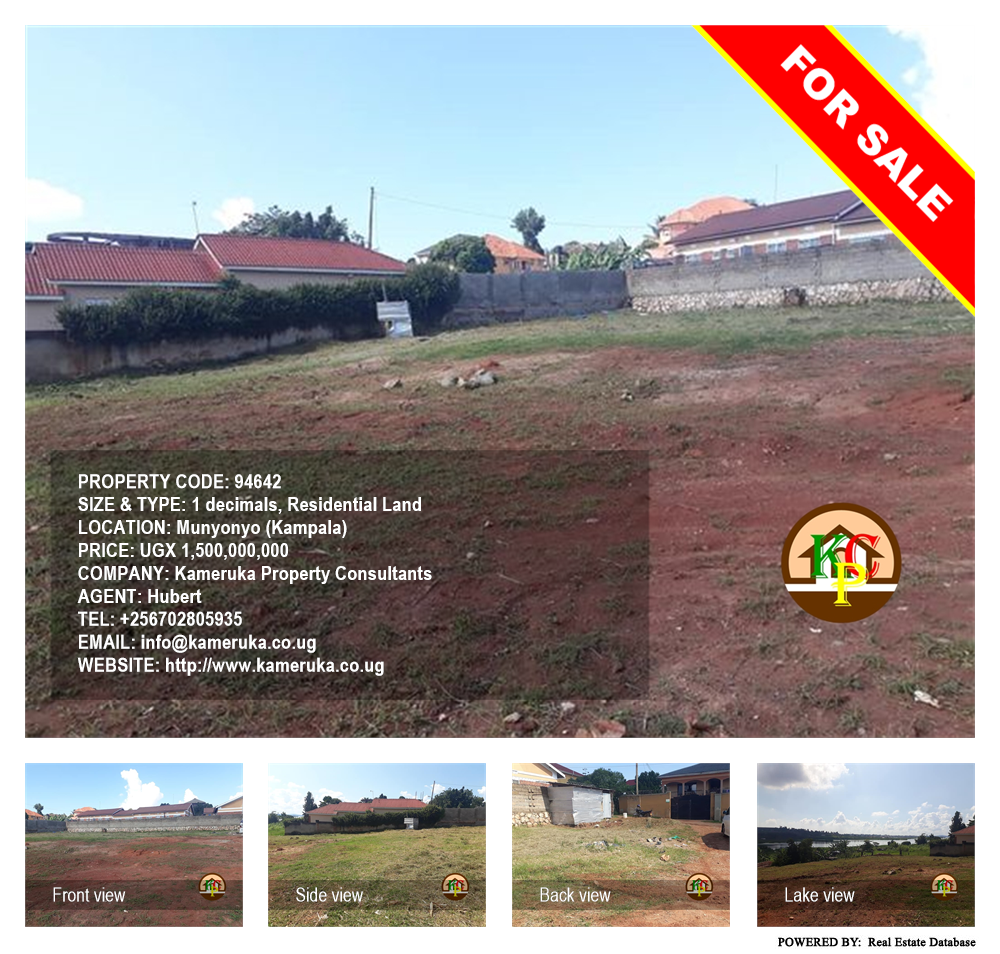 Residential Land  for sale in Munyonyo Kampala Uganda, code: 94642