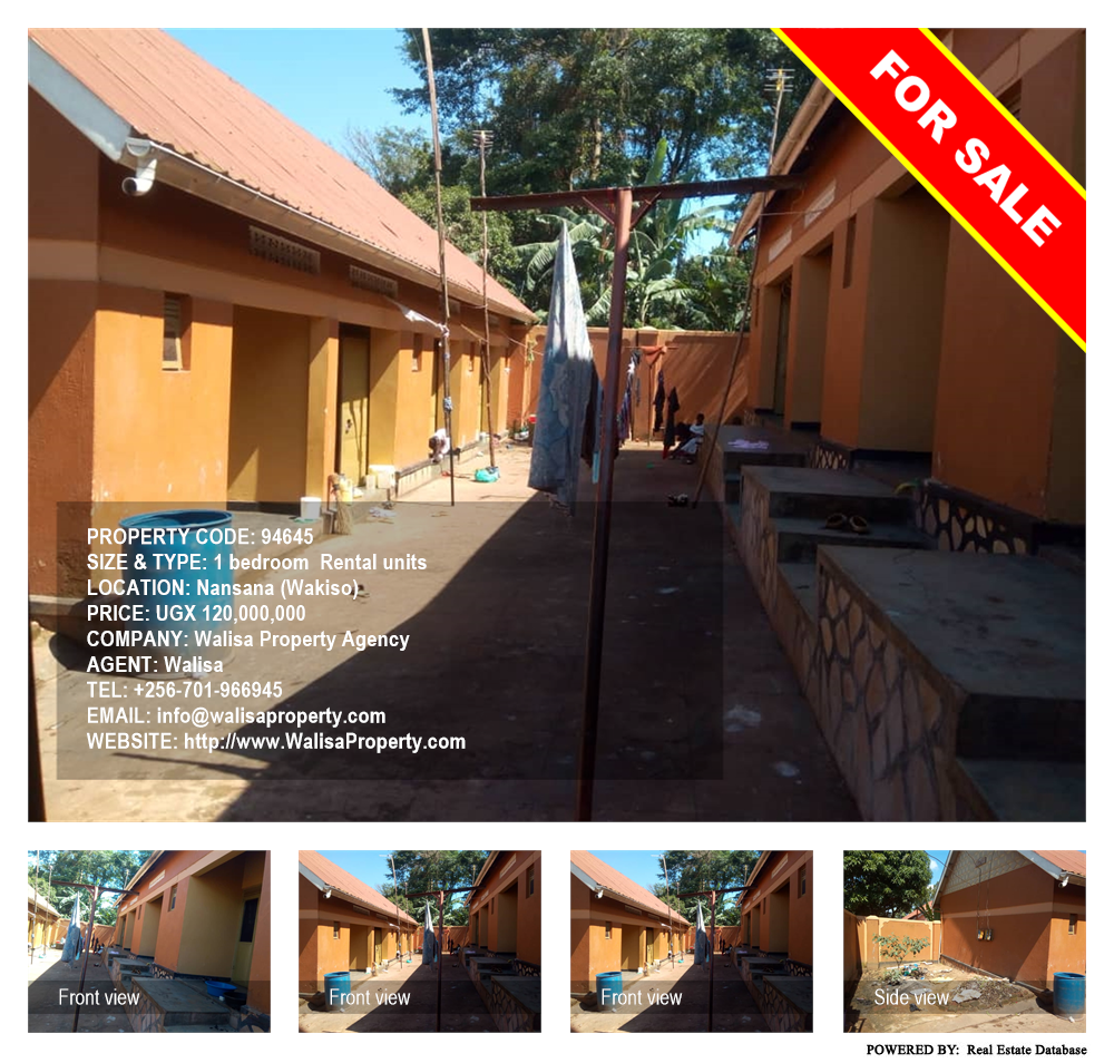 1 bedroom Rental units  for sale in Nansana Wakiso Uganda, code: 94645