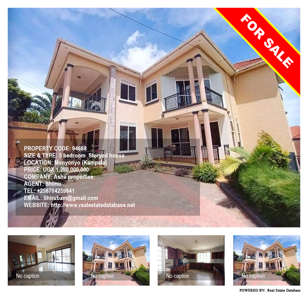 5 bedroom Storeyed house  for sale in Munyonyo Kampala Uganda, code: 94668