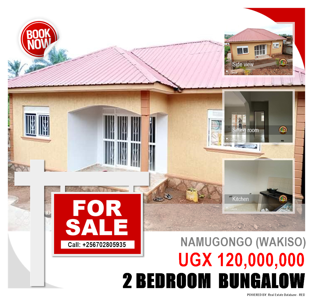 2 bedroom Bungalow  for sale in Namugongo Wakiso Uganda, code: 94674