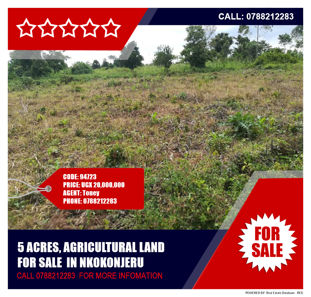 Agricultural Land  for sale in Nkokonjeru Mukono Uganda, code: 94723