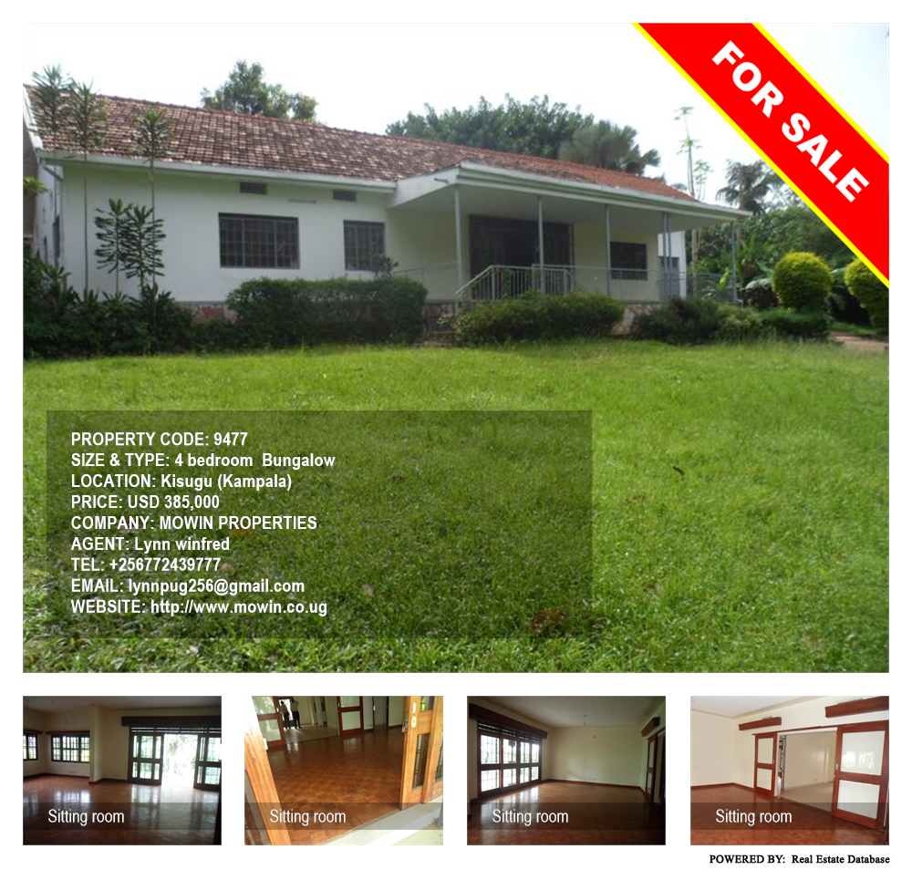 4 bedroom Bungalow  for sale in Kisugu Kampala Uganda, code: 9477