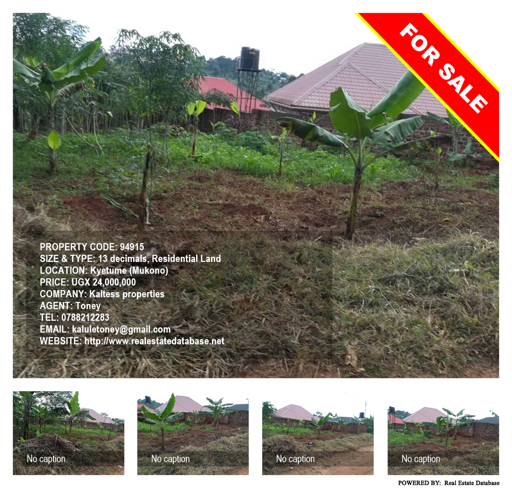 Residential Land  for sale in Kyetume Mukono Uganda, code: 94915