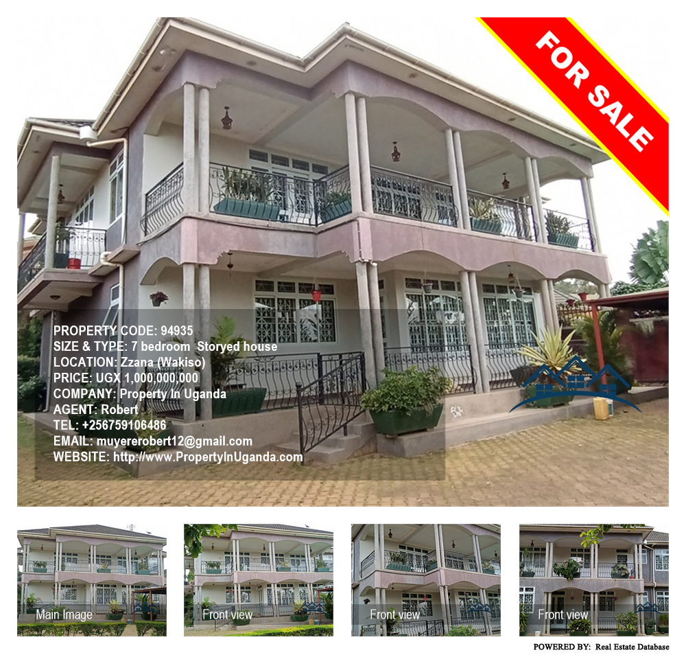 7 bedroom Storeyed house  for sale in Zana Wakiso Uganda, code: 94935