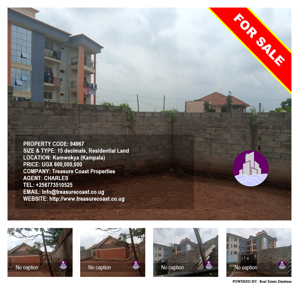 Residential Land  for sale in Kamwokya Kampala Uganda, code: 94967