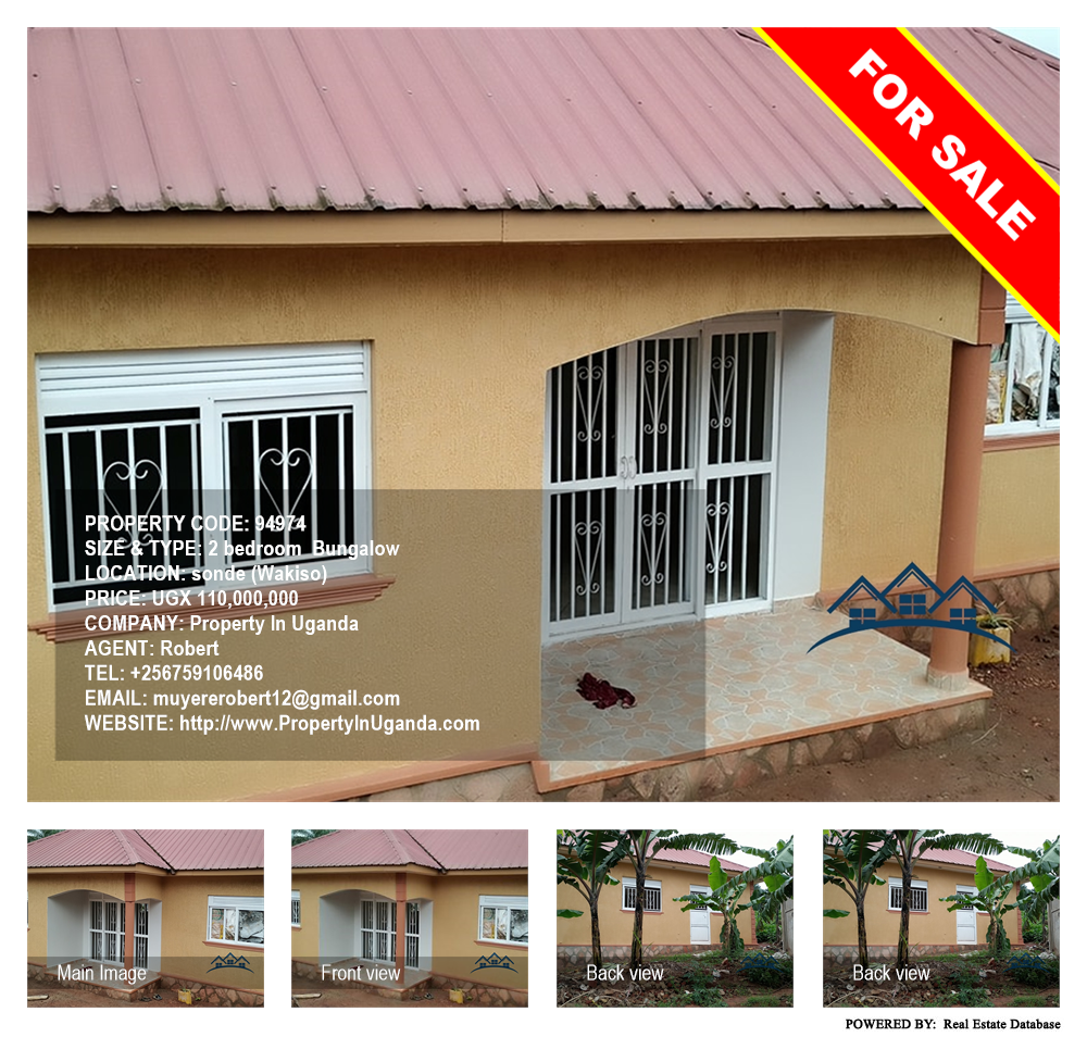 2 bedroom Bungalow  for sale in Sonde Wakiso Uganda, code: 94974