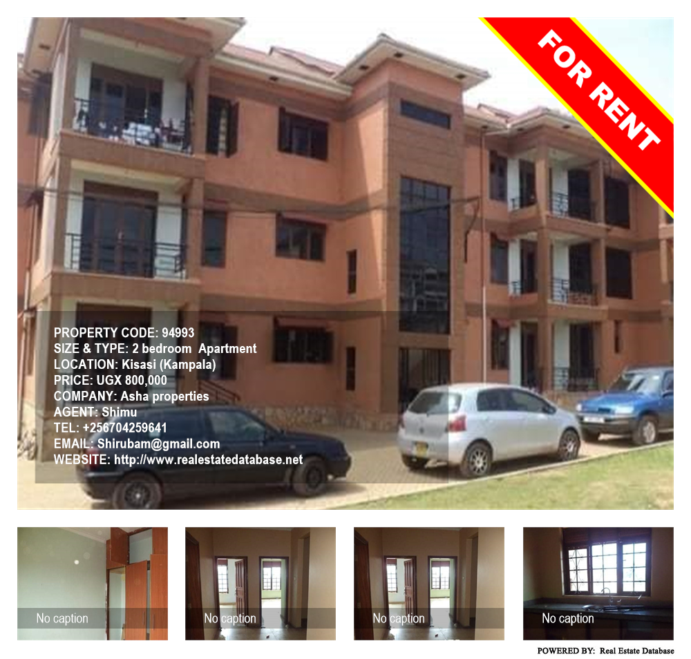 2 bedroom Apartment  for rent in Kisaasi Kampala Uganda, code: 94993