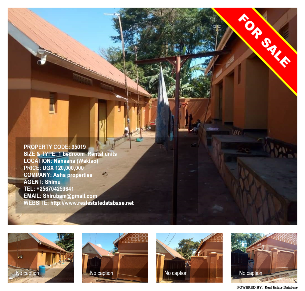 1 bedroom Rental units  for sale in Nansana Wakiso Uganda, code: 95019