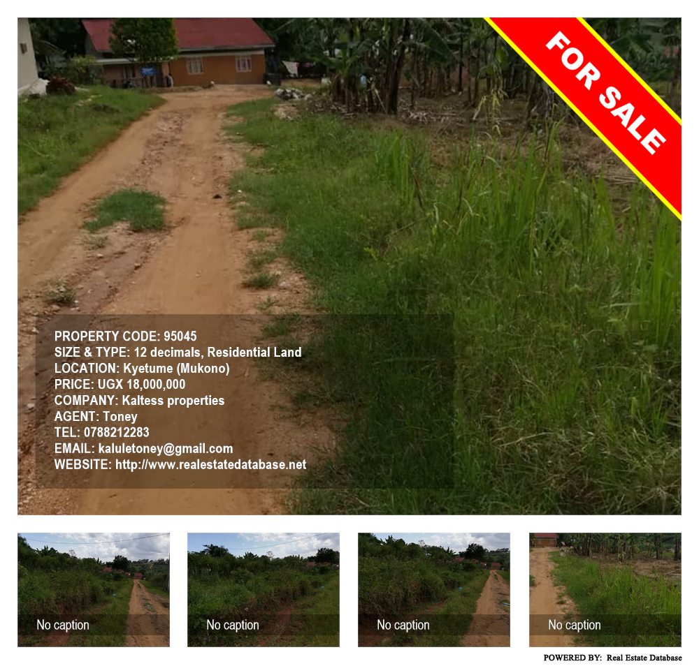 Residential Land  for sale in Kyetume Mukono Uganda, code: 95045