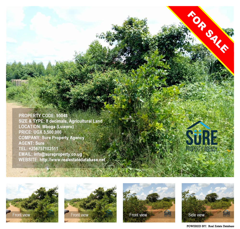 Agricultural Land  for sale in Mboga Luweero Uganda, code: 95048