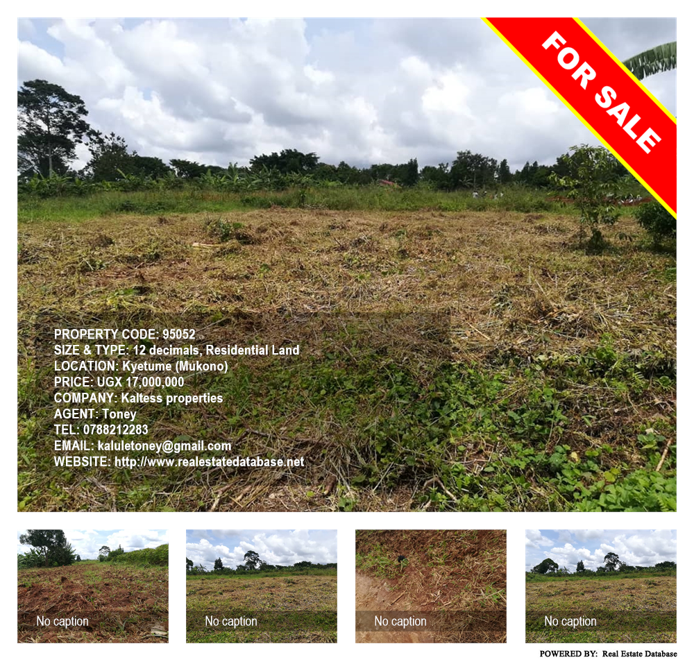 Residential Land  for sale in Kyetume Mukono Uganda, code: 95052