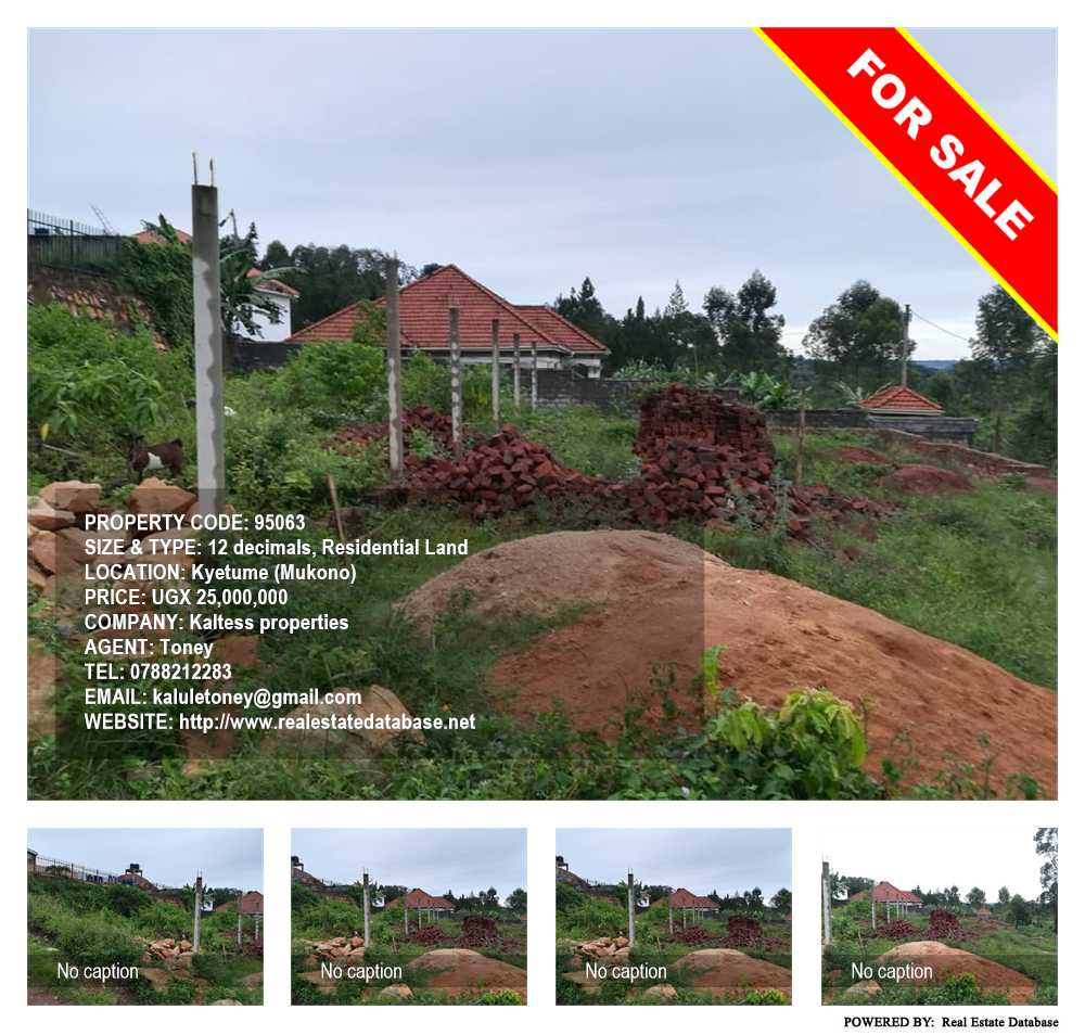 Residential Land  for sale in Kyetume Mukono Uganda, code: 95063