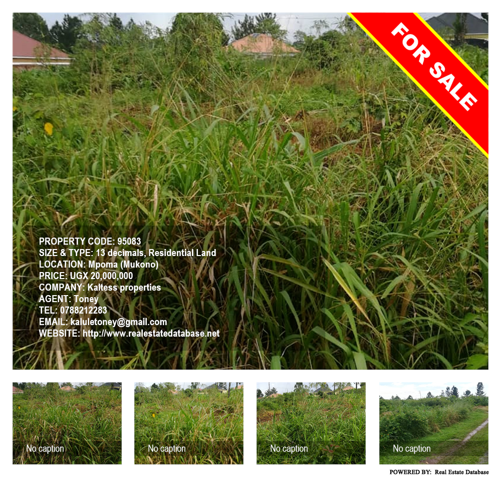 Residential Land  for sale in Mpoma Mukono Uganda, code: 95083