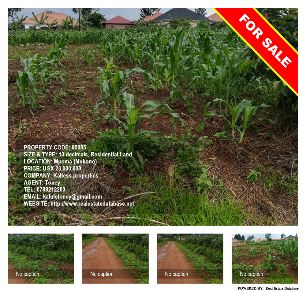 Residential Land  for sale in Mpoma Mukono Uganda, code: 95085