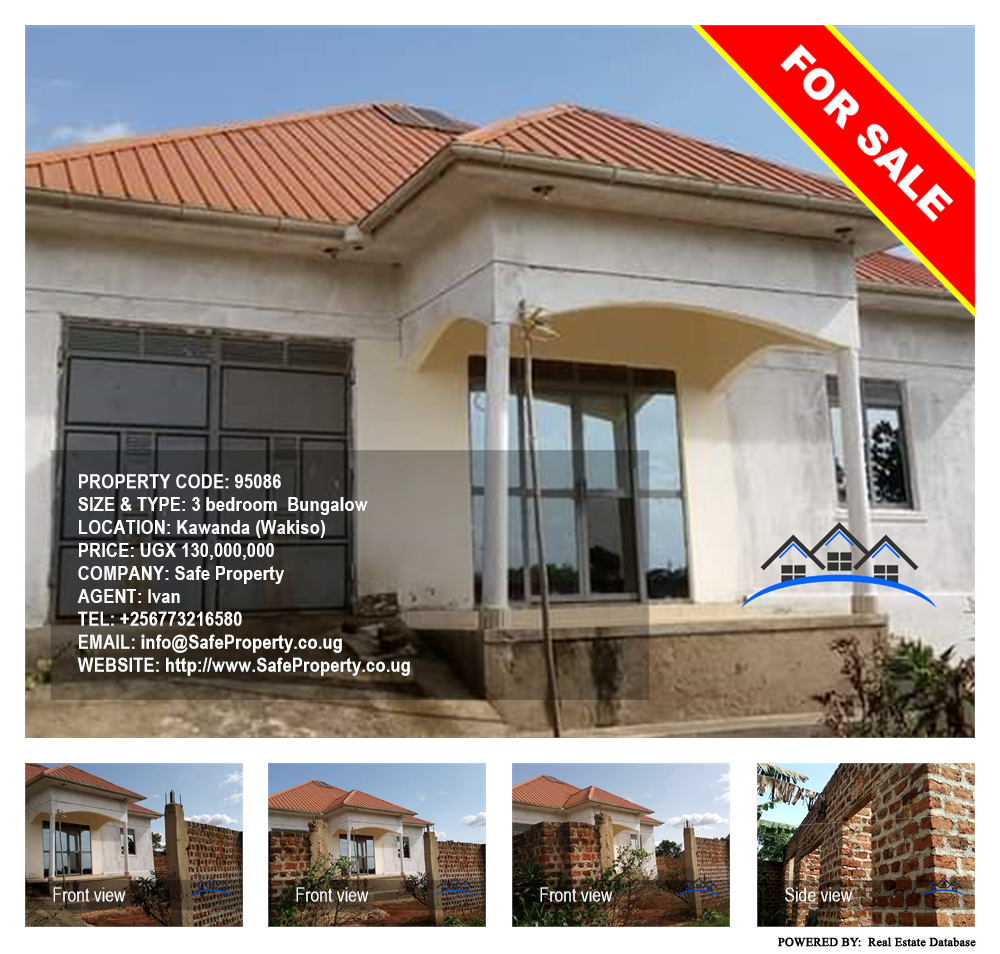 3 bedroom Bungalow  for sale in Kawanda Wakiso Uganda, code: 95086