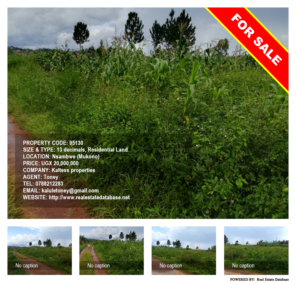 Residential Land  for sale in Nsambwe Mukono Uganda, code: 95130