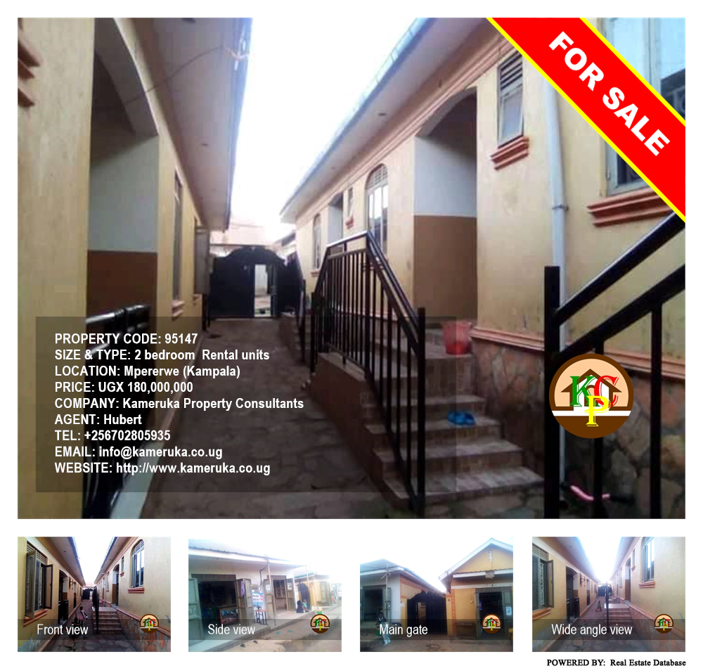2 bedroom Rental units  for sale in Mpererwe Kampala Uganda, code: 95147