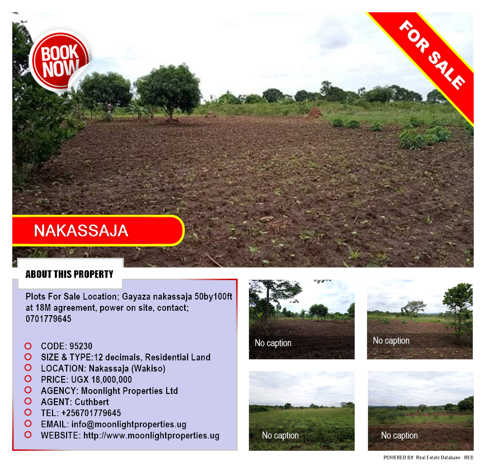 Residential Land  for sale in Nakasajja Wakiso Uganda, code: 95230