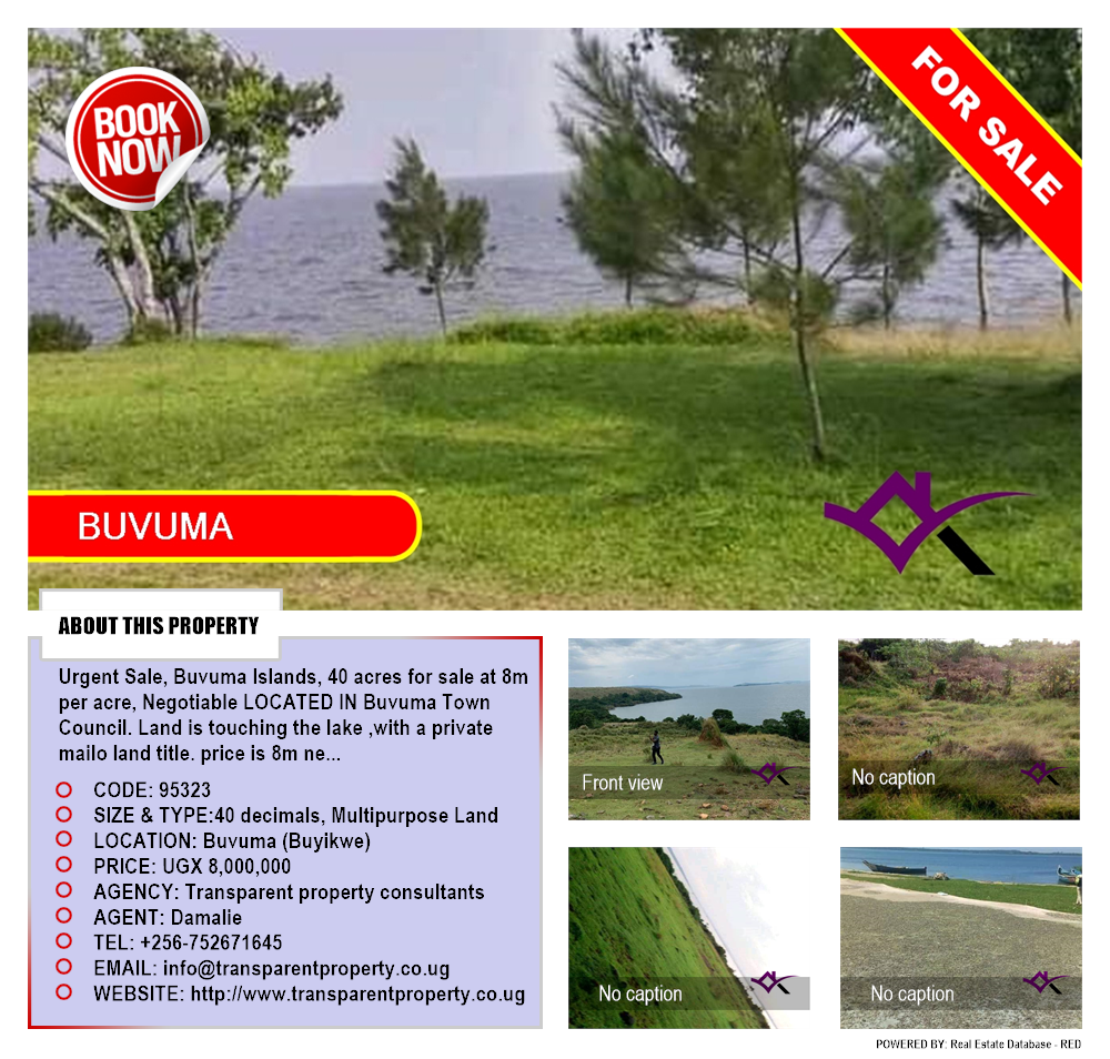 Multipurpose Land  for sale in Buvuma Buyikwe Uganda, code: 95323