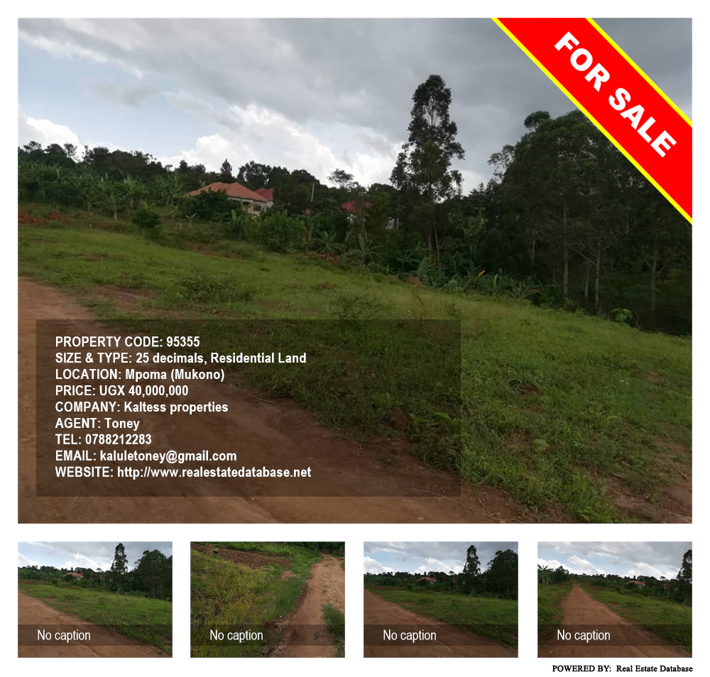 Residential Land  for sale in Mpoma Mukono Uganda, code: 95355