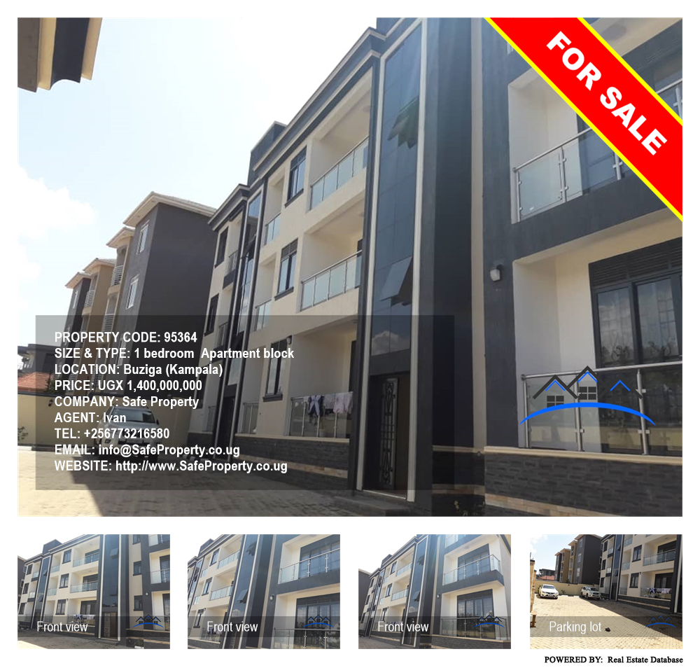1 bedroom Apartment block  for sale in Buziga Kampala Uganda, code: 95364