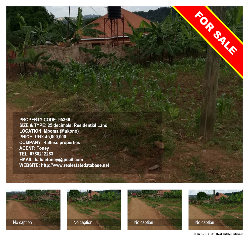 Residential Land  for sale in Mpoma Mukono Uganda, code: 95366