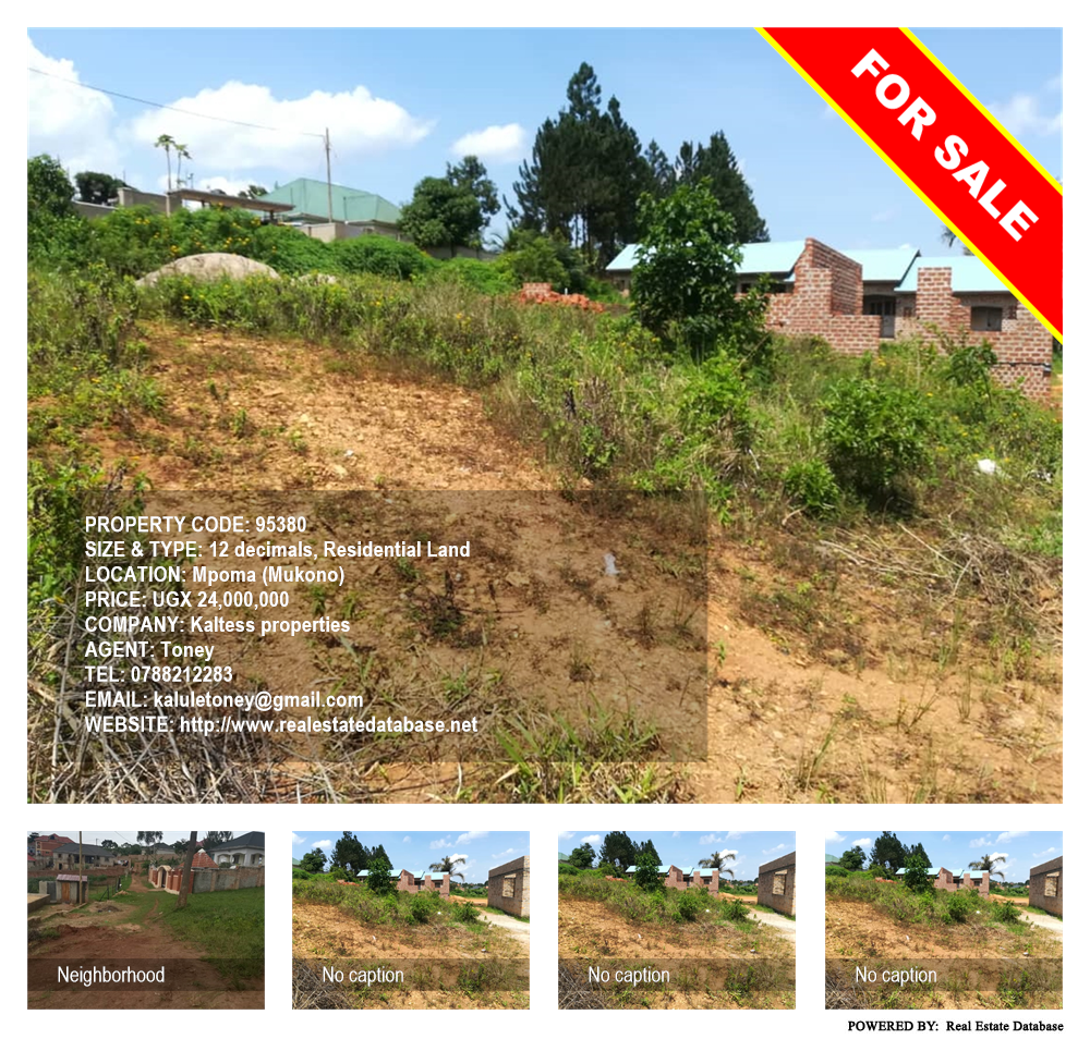 Residential Land  for sale in Mpoma Mukono Uganda, code: 95380