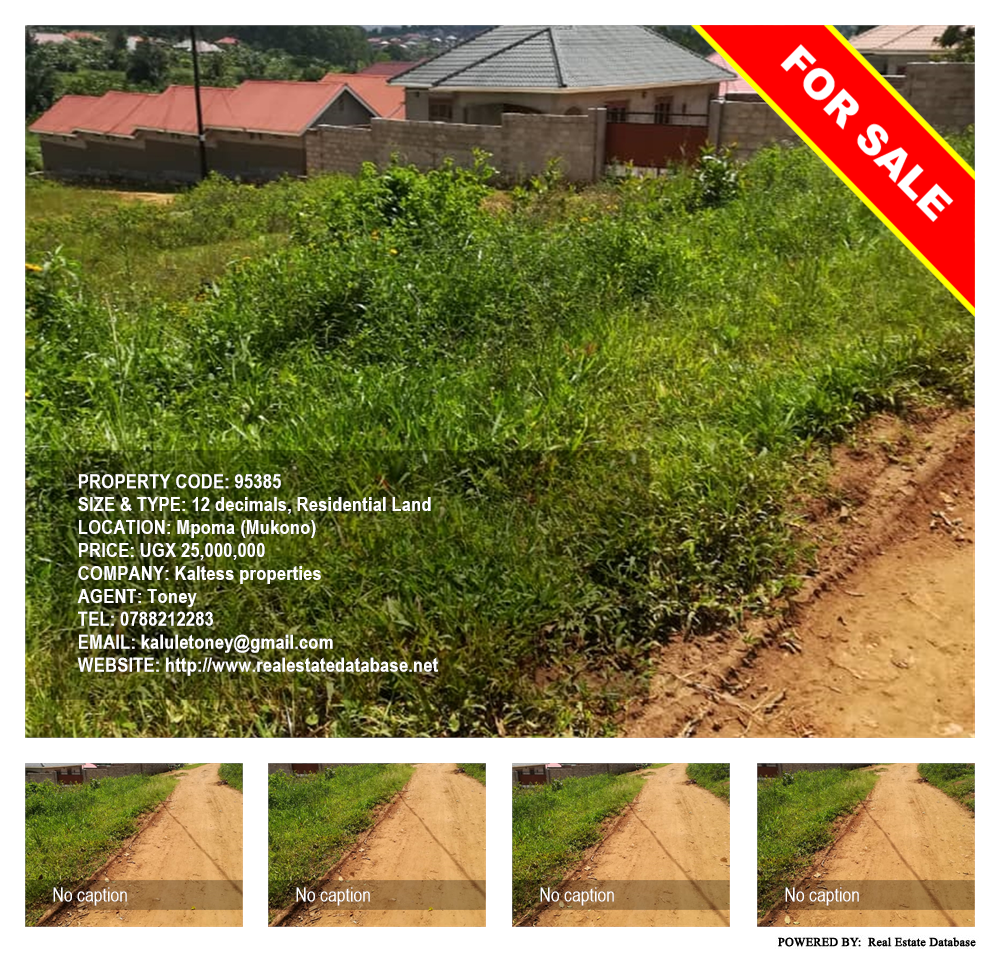 Residential Land  for sale in Mpoma Mukono Uganda, code: 95385