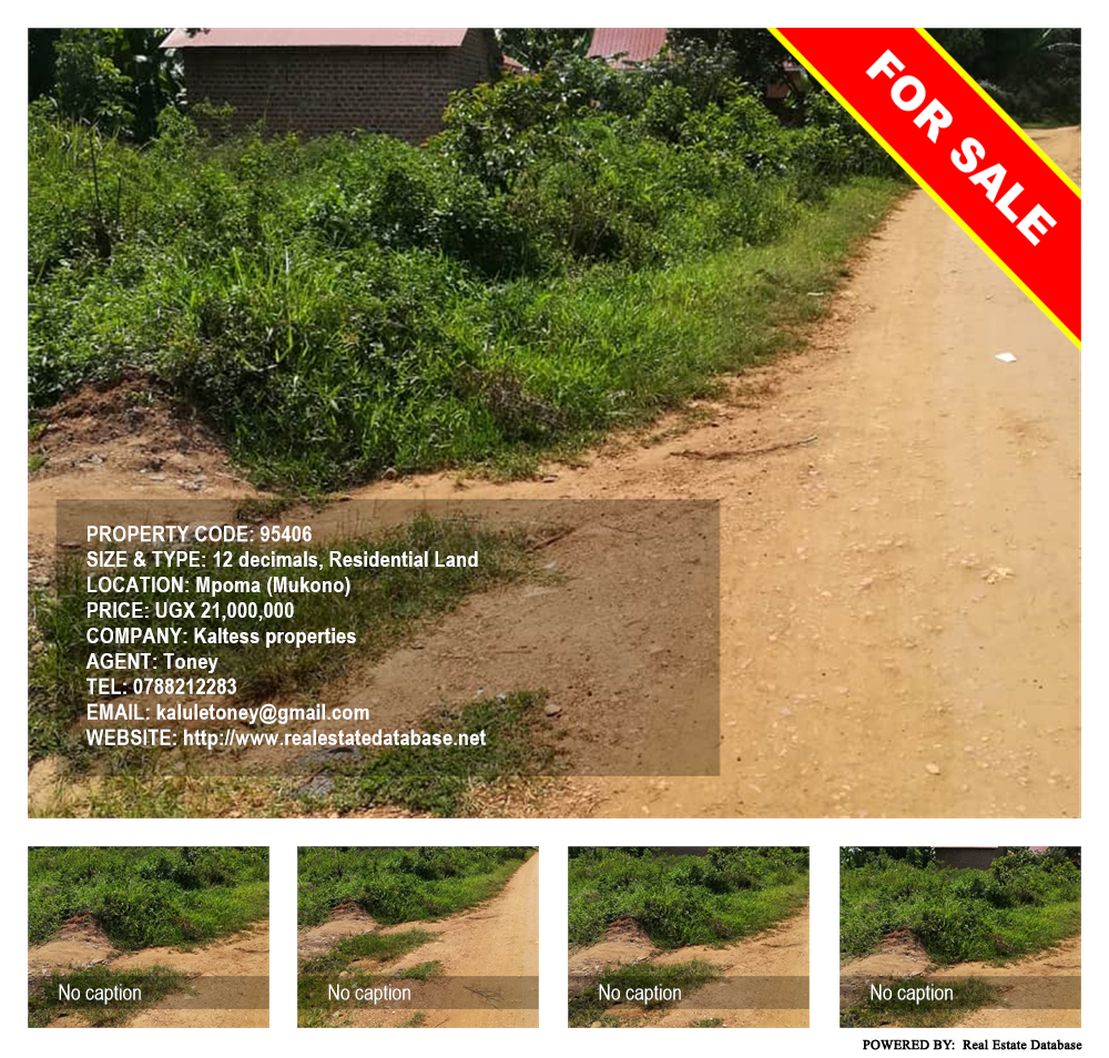 Residential Land  for sale in Mpoma Mukono Uganda, code: 95406