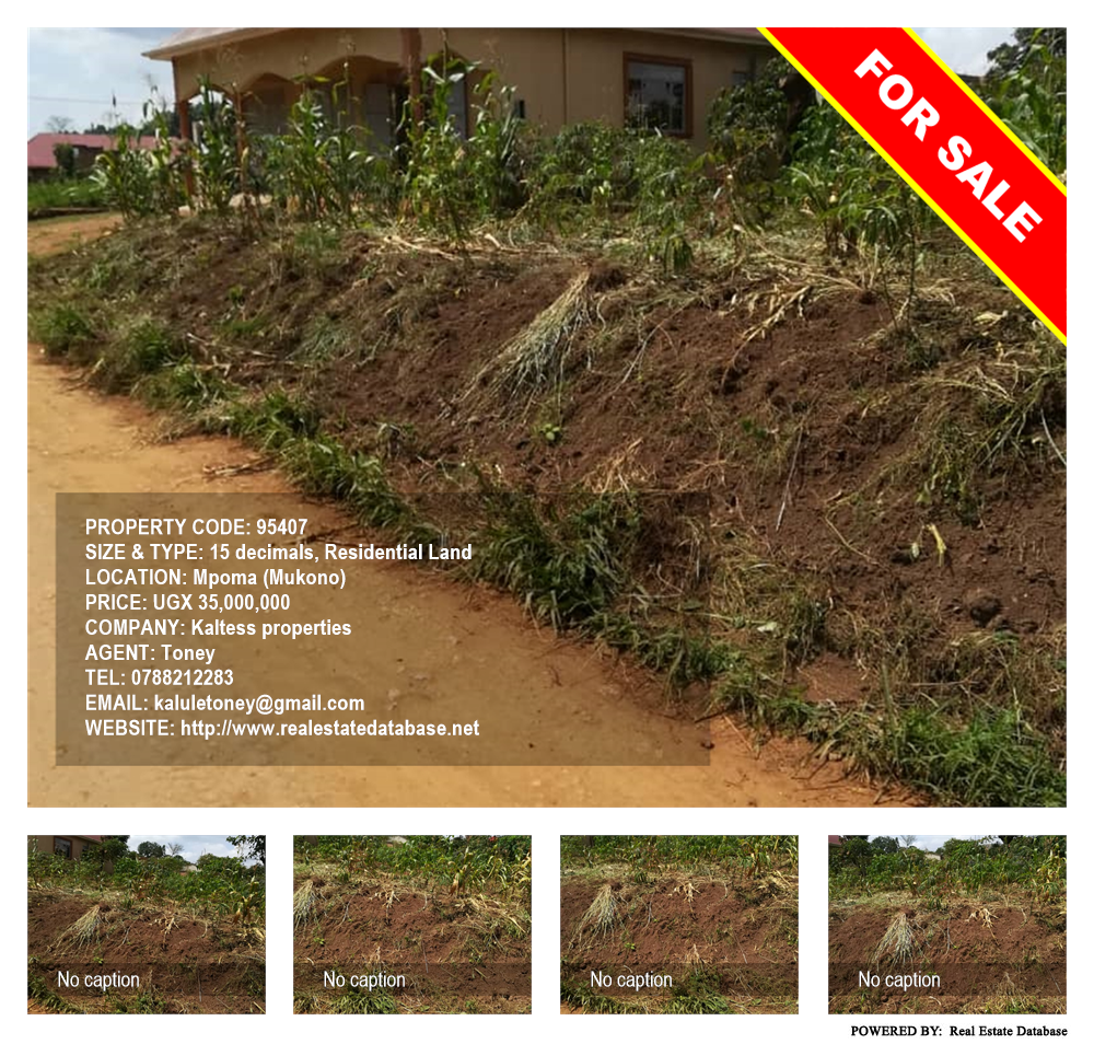 Residential Land  for sale in Mpoma Mukono Uganda, code: 95407